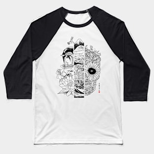 Japanese Culture Baseball T-Shirt